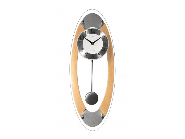 Nástenné kyvadlové hodiny JVD N16024/68, 60cm Nástenné kyvadlové hodiny JVD N16024/68, 60cm