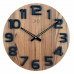 Nástenné hodiny drevené JVD HT97.1, 40cm