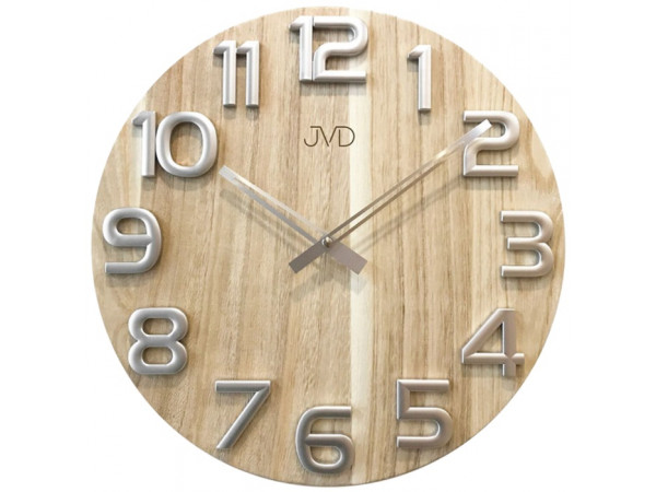Nástenné hodiny drevené JVD HT97.2, 40cm