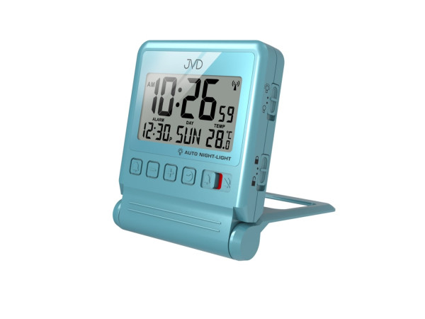 Skladací digitálny rádiom riadený budík JVD RB9391.4
