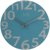 Sklenené dizajnové nástenné hodiny JVD HO138.3, 26cm Sklenené dizajnové nástenné hodiny JVD HO138.3, 26cm