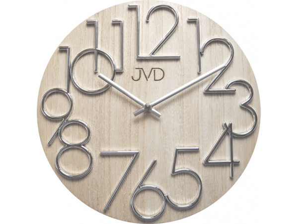Nástenné hodiny drevené JVD HT99.2, 30cm Nástenné hodiny drevené JVD HT99.2, 30cm