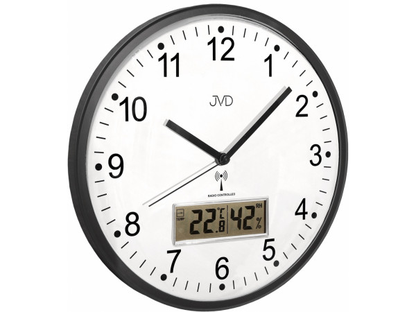 Rádiom riadené nástenné hodiny JVD RH78.2, 30cm Rádiom riadené nástenné hodiny JVD RH78.2, 30cm