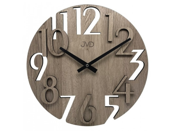 Nástenné hodiny JVD HT113.1, 40cm hnedosivá Nástenné hodiny JVD HT113.1, 40cm hnedosivá