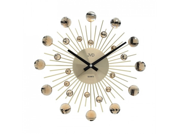 Nástenné hodiny JVD HT111.2, 35cm zlatá