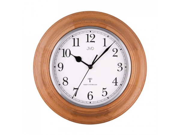 Nástenné hodiny JVD NR27043.68 riadené rádiovým signálom 30cm