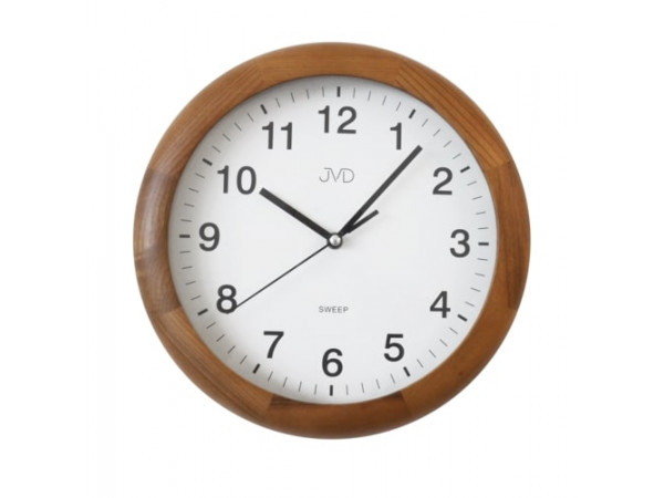 Nástenné hodiny JVD NS19020/11, 27cm hnedá Nástenné hodiny JVD NS19020/11, 27cm hnedá