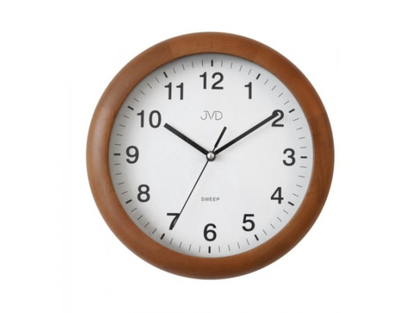Nástenné hodiny JVD NS19020/41, 27cm hnedá Nástenné hodiny JVD NS19020/41, 27cm hnedá