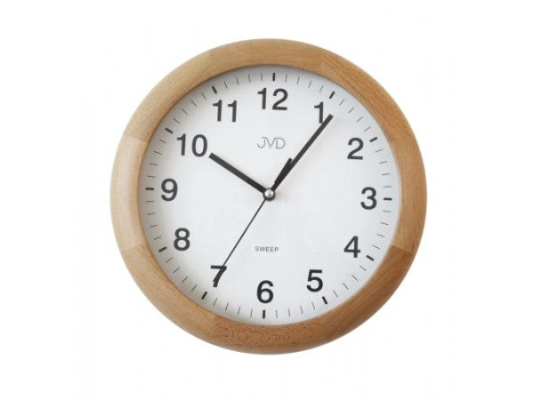 Nástenné hodiny JVD NS19020/68, 27cm hnedá