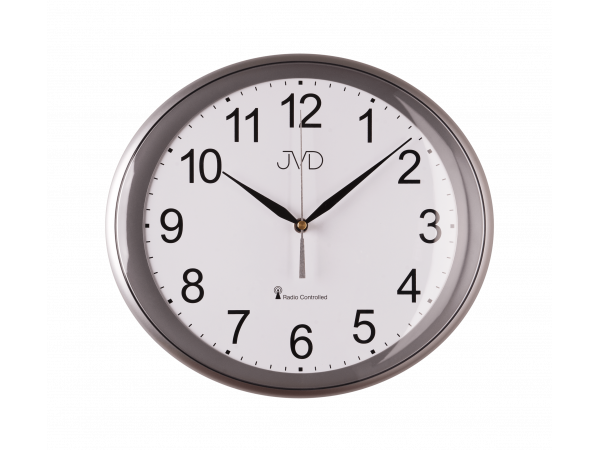 Nástenné hodiny JVD RH64.3 strieborná 30 cm Nástenné hodiny JVD RH64.3 strieborná 30 cm