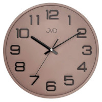 Nástenné hodiny JVD sweep HX2472.11, 30cm hnedé Nástenné hodiny JVD sweep HX2472.11, 30cm hnedé