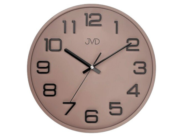 Nástenné hodiny JVD sweep HX2472.11, 30cm hnedé Nástenné hodiny JVD sweep HX2472.11, 30cm hnedé