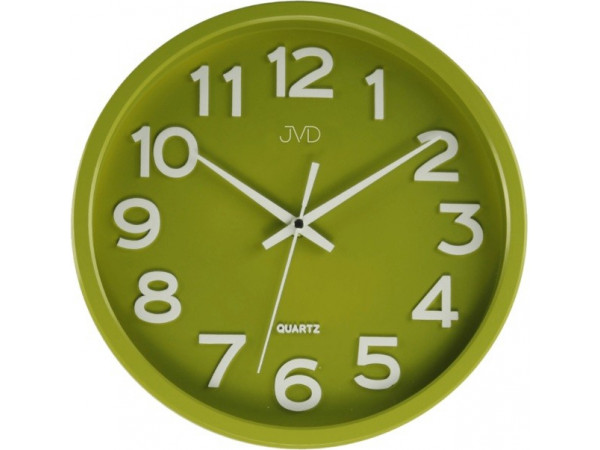 Hodiny JVD HX2413.4, zelené 30cm Hodiny JVD HX2413.4, zelené 30cm