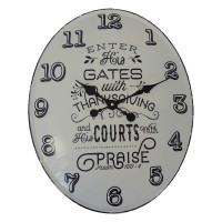 Nástenné hodiny kovové Vintage, Courts HM10MH, 49cm