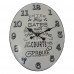 Nástenné hodiny kovové Vintage, Courts HM10MH, 49cm Nástenné hodiny kovové Vintage, Courts HM10MH, 49cm