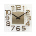 Nástenné sklenené hodiny JVD HT110.3, 32cm zlatá