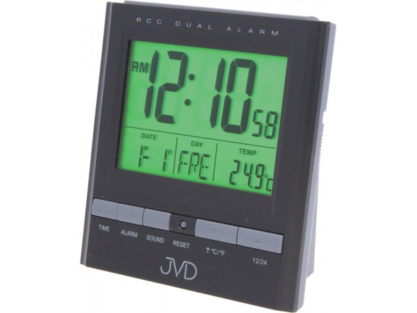 Rádiom riadený digitálny budík JVD RB 92.2, 10cm Rádiom riadený digitálny budík JVD RB 92.2, 10cm