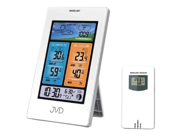 Rádiom riadená meteorologická stanica JVD RB3374 Rádiom riadená meteorologická stanica JVD RB3374