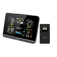 Rádiom riadená meteorologická stanica JVD RB3408 Rádiom riadená meteorologická stanica JVD RB3408