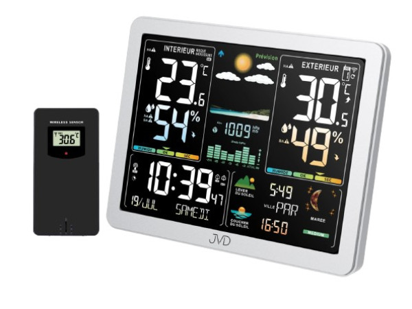 Rádiom riadená meteorologická stanica JVD RB3568 Rádiom riadená meteorologická stanica JVD RB3568