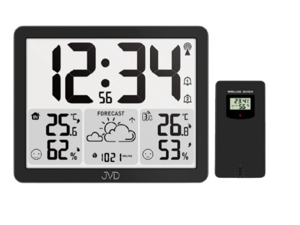 Rádiom riadená meteorologická stanica JVD RB3569 Rádiom riadená meteorologická stanica JVD RB3569