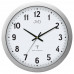 Rádiom riadené nástenné hodiny JVD RH652.1, strieborná 40cm Rádiom riadené nástenné hodiny JVD RH652.1, strieborná 40cm
