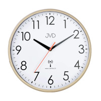 Rádiom riadené nástenné hodiny JVD RH502.1, 30cm hnedé Rádiom riadené nástenné hodiny JVD RH502.1, 30cm hnedé
