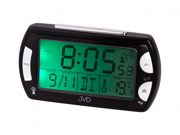 Rádiom riadený budík JVD RB358.10, 12cm Rádiom riadený budík JVD RB358.10, 12cm