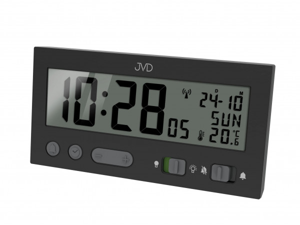 Rádiom riadený budík JVD RB9410.2, 13cm Rádiom riadený budík JVD RB9410.2, 13cm