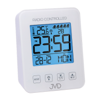 Rádiom riadený budík RB38.1, 9cm Rádiom riadený budík RB38.1, 9cm