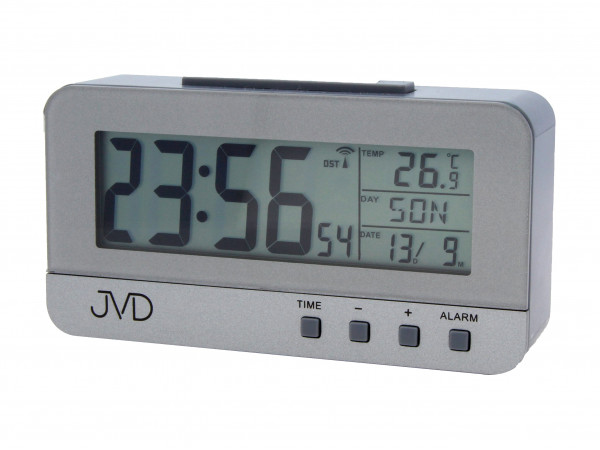 Rádiom riadený digitálny budík JVD RB91, 10cm Rádiom riadený digitálny budík JVD RB91, 10cm