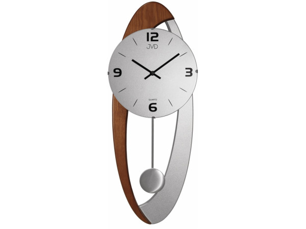 Dizajnové kyvadlové nástenné hodiny JVD NS15021/ 11, 58cm Dizajnové kyvadlové nástenné hodiny JVD NS15021/ 11, 58cm
