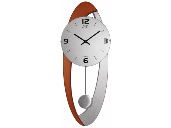 Dizajnové kyvadlové nástenné hodiny JVD NS15021/ 41, 58cm Dizajnové kyvadlové nástenné hodiny JVD NS15021/ 41, 58cm