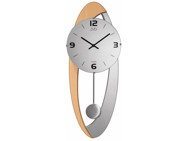 Dizajnové kyvadlové nástenné hodiny JVD NS15021/ 68, 58cm Dizajnové kyvadlové nástenné hodiny JVD NS15021/ 68, 58cm