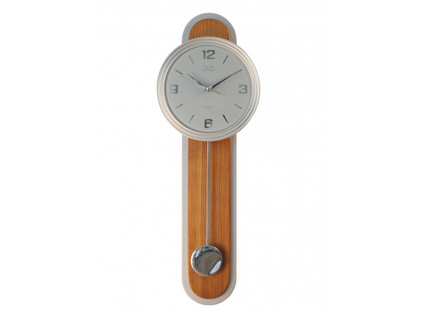 Dizajnové kyvadlové nástenné hodiny JVD NS17014/11, 63cm