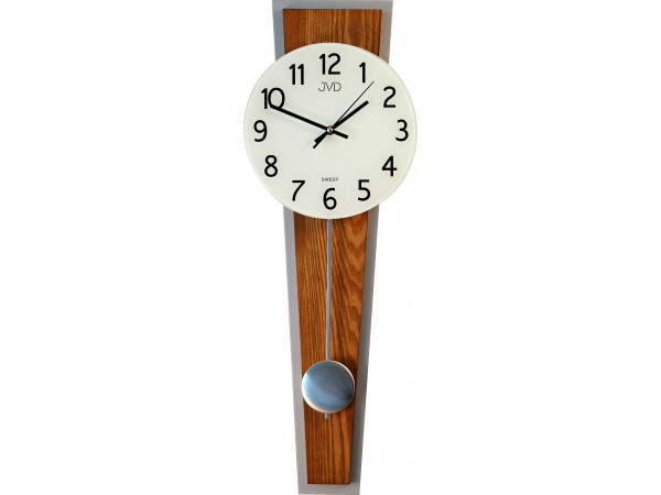 Dizajnové kyvadlové nástenné hodiny JVD NS17020 / 11, 63cm Dizajnové kyvadlové nástenné hodiny JVD NS17020 / 11, 63cm