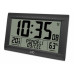 Rádiom riadené digitálne hodiny s budíkom JVD čierne RB9075.1, 41cm Rádiom riadené digitálne hodiny s budíkom JVD čierne RB9075.1, 41cm
