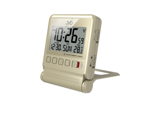 Skladací digitálny rádiom riadený budík JVD RB9391.3