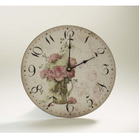 Nástenné hodiny HLC, Rose 0939, 30cm