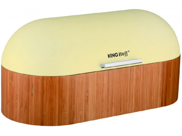 Chlebník Kinghoff design, béžový, 39cm