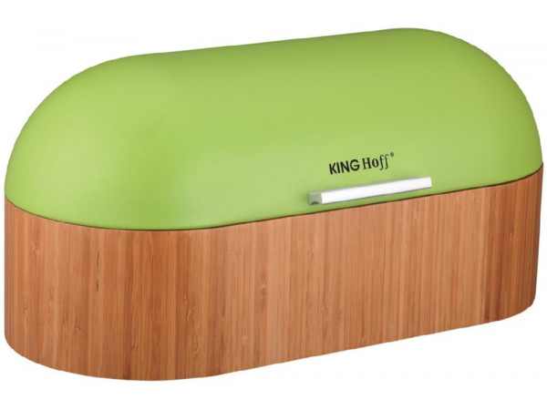Chlebník Kinghoff design, zelený, 39cm