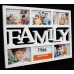 Fotorám na 6 fotiek, Family biely, 48x35cm