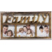 Fotorám na 3 fotky, Family bronz, 40x22cm