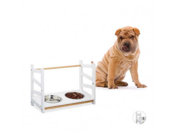 Stojan na misky pre psa, biela RD27507 L