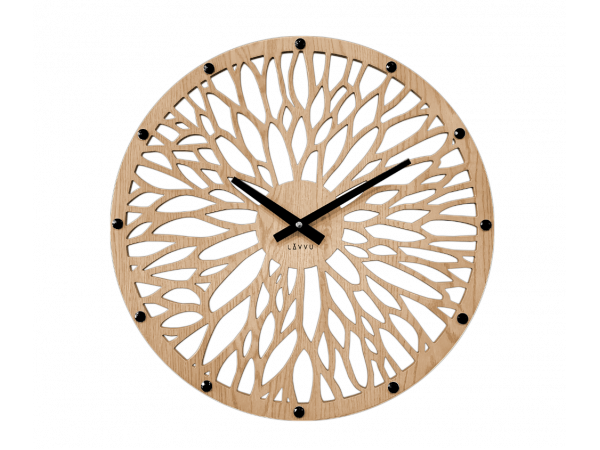 Drevené hodiny LAVVU Wood LCT1181, 49cm