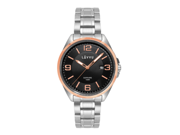 Pánske hodinky so zafírovým sklom Lavvu LWM0096, Herning Rose Gold Pánske hodinky so zafírovým sklom Lavvu LWM0096, Herning Rose Gold