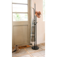 Vešiak Leitmotiv Fushion Large, čierny, 188cm Vešiak Leitmotiv Fushion Large, čierny, 188cm