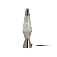 Stolná lávová lampa Leitmotiv LM1921SI, Glitter 