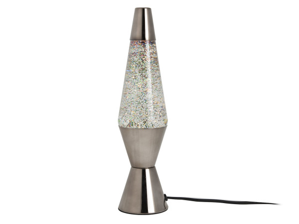 Stolná lávová lampa Leitmotiv LM1921SI, Glitter Stolná lávová lampa Leitmotiv LM1921SI, Glitter