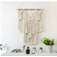 Závesná dekorácia na stenu macrame, Carles WN25 Závesná dekorácia na stenu macrame, Carles WN25